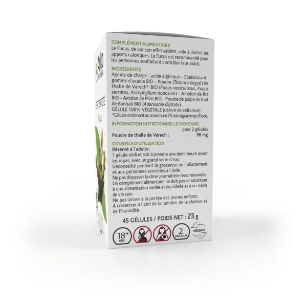Fucus effet satiété bio 45 capsules