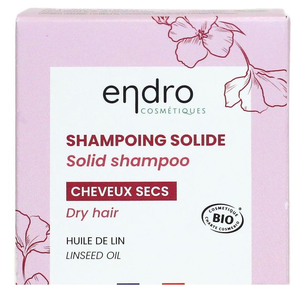Shampoing solide Cheveux secs huile de lin 85ml