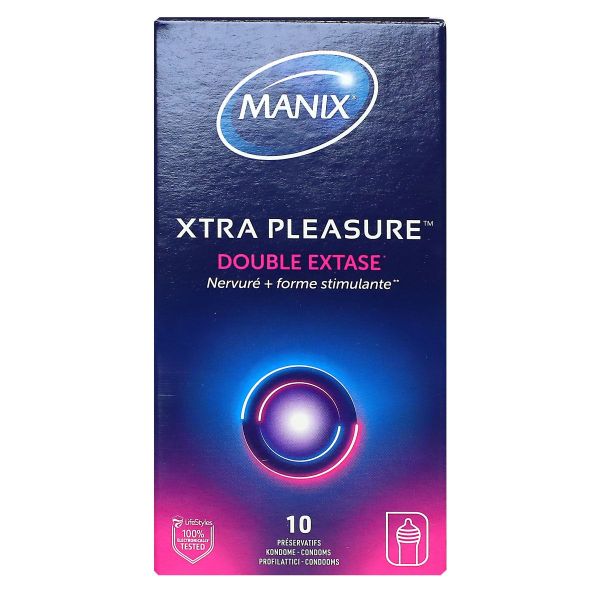 Xtra Pleasure double extase 10 préservatifs
