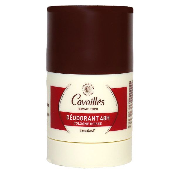 Déodorant stick fraicheur 48h eau Cologne boisée sans alcool 50ml