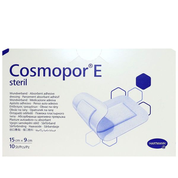 Cosmopore Steril 10 pansements 15cm x 9cm