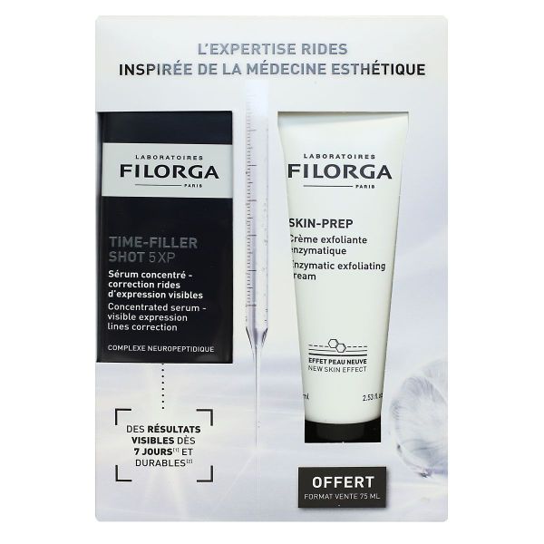 Time-Filler 5XP coffret serum correction rides 15ml + Skin-Prep creme 75ml
