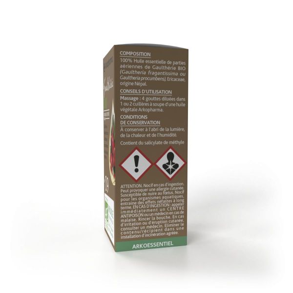 Huile essentielle n°09 gaulthérie 10ml